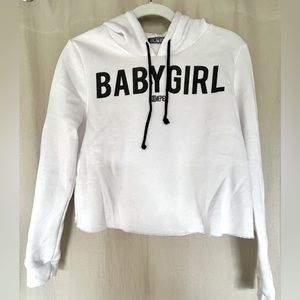 PRICE DROP! Dimepiece “Baby Girl” Cropped Hoodie